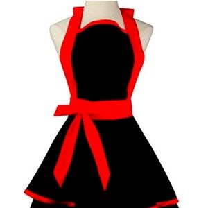 SEXY RED RETRO APRON